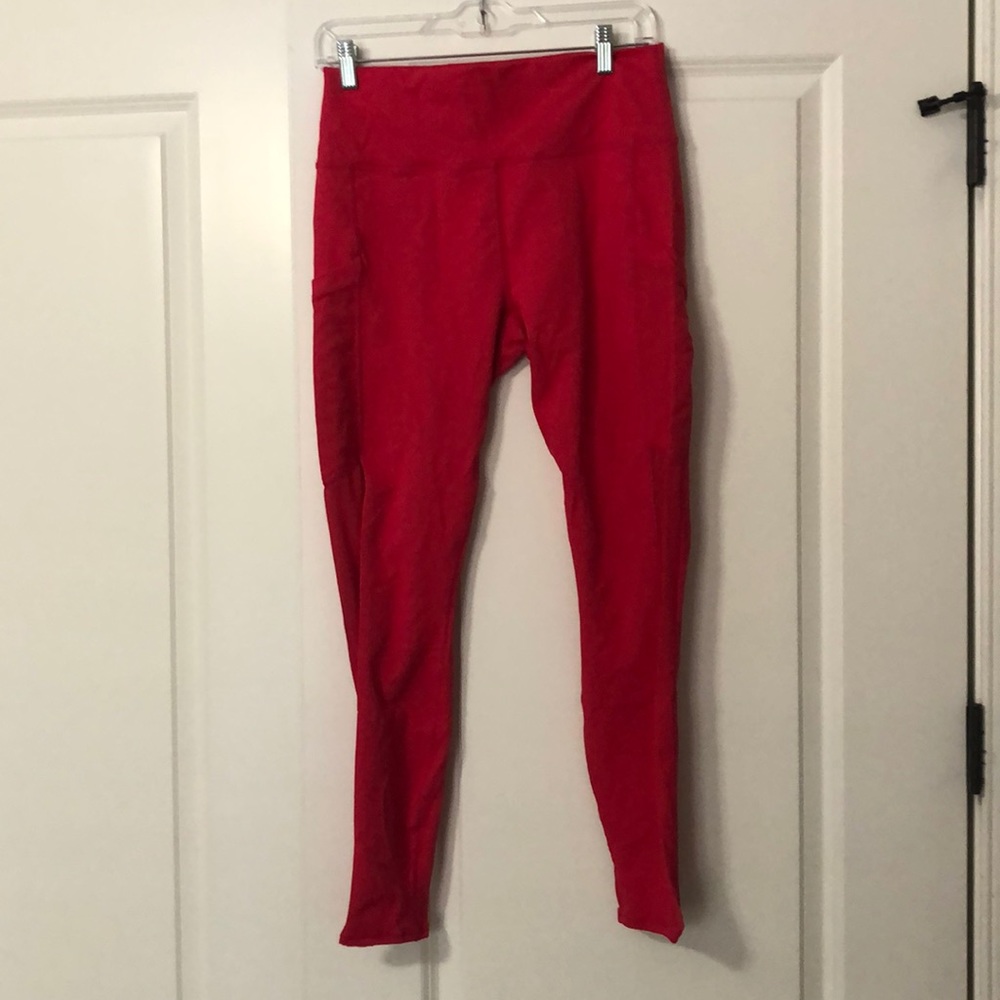 Lipstick Red Leggings